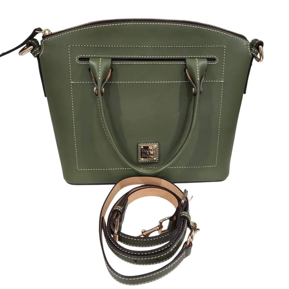 DOONEY & BOURKE BEACON DOMED SATCHEL/SHOULDER/CROSSBODY
